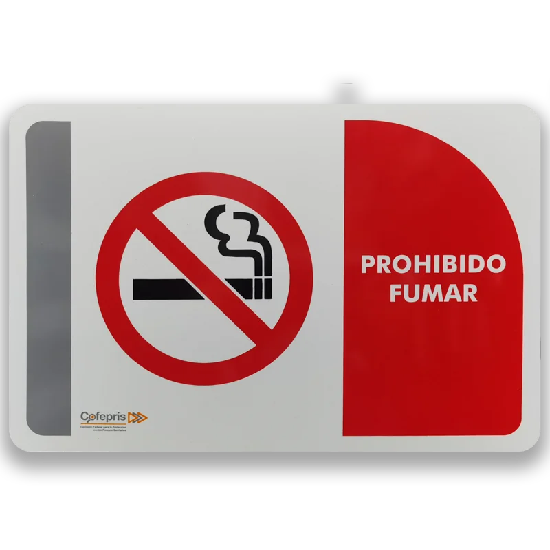 PROHIBIDO FUMAR POR DISPOSICIÓN OFICIAL MOD.831 - Vértice Industrial